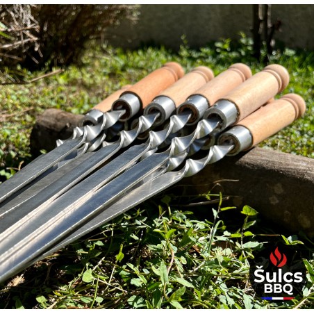 Large stainless steel skewer 83 cm