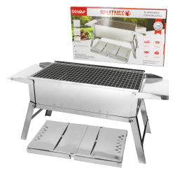 Barbecue de voyage pliant en Inox transportable pour camping, pêche et bivouac