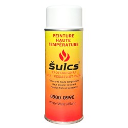Blanc - Peinture professionnelle haute température 900°c - Aérosol 400Ml - Ref. 0990