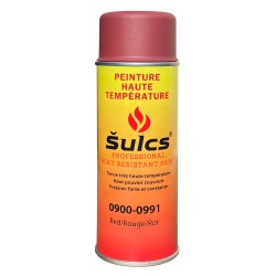 900° high temperature paint - Red - for barbecue, chimney and inserts