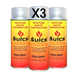 Vernis haute température professionnel 200° - Transparent - Aérosol 400Ml - Ref. 0999