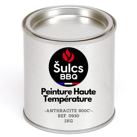 Pot of Professional Grey high temperature paint 900° - 1Kg