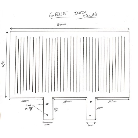 Grilles de cuisson barbecue sur mesure INOX ou ACIER