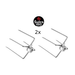 Paire de broches supplémentaires pour Kit Tournebroche