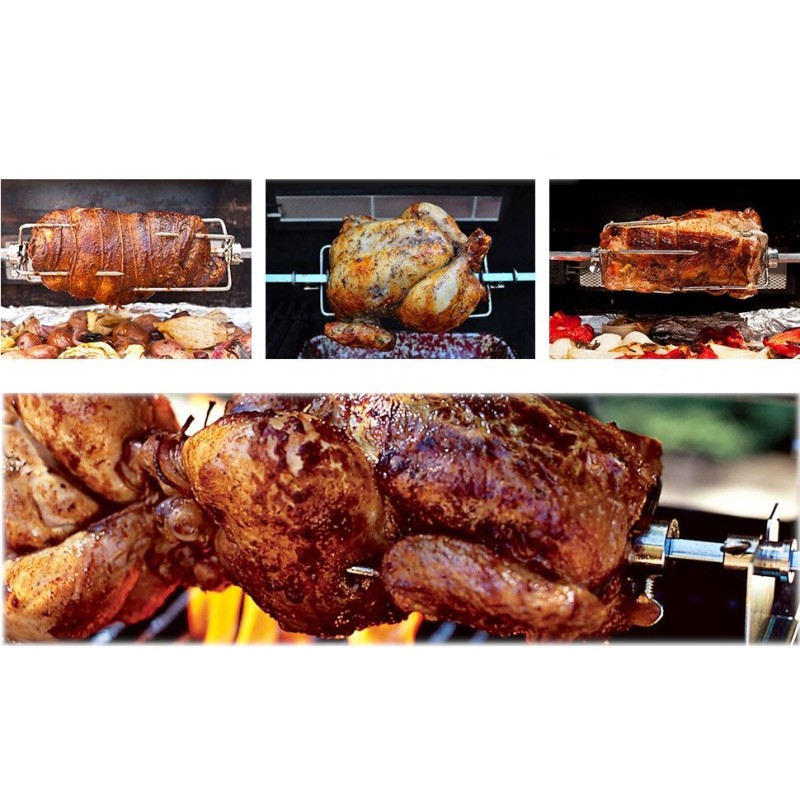 Paire de broches supplémentaires pour Kit Tournebroche