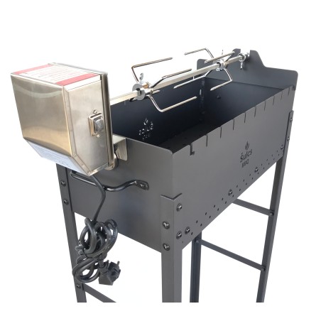 Kit tournebroche pour barbecue universel ou adapté