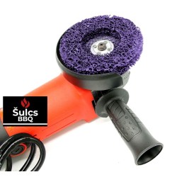 Sanding / stripping disc for barbecue renovation