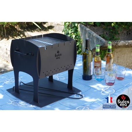 Table / transportable barbecue - Model S - Matt Black -