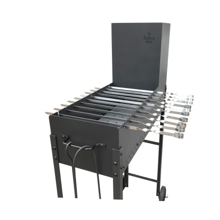 50x Brochettes Inox 50cm