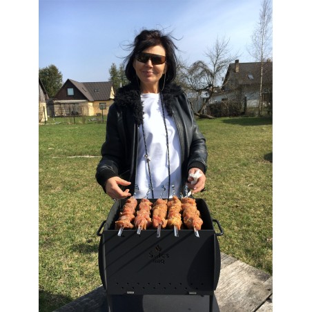 Table / transportable barbecue - Model S - Matt Black -