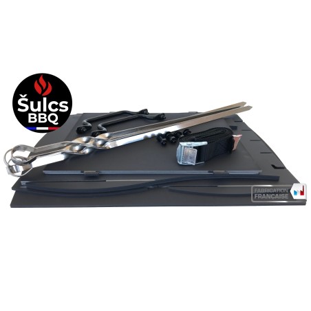 Table / transportable barbecue - Model S - Matt Black -