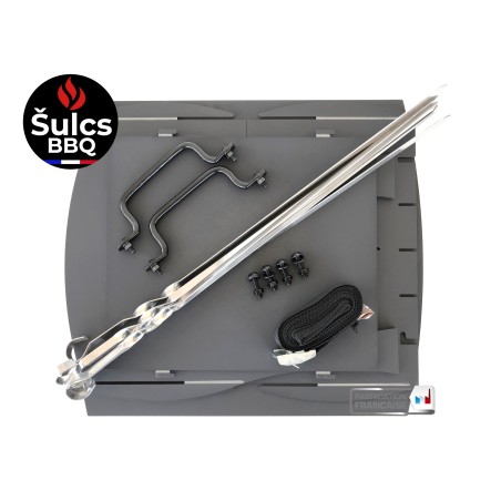 Table / transportable barbecue - Model S - Matt Black -