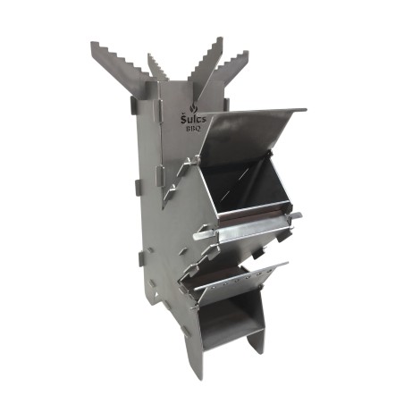 Rocket Stove transportable Šulcs BBQ