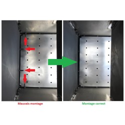 Hearth plate kit for model V1, V2 and V3 - Size XL