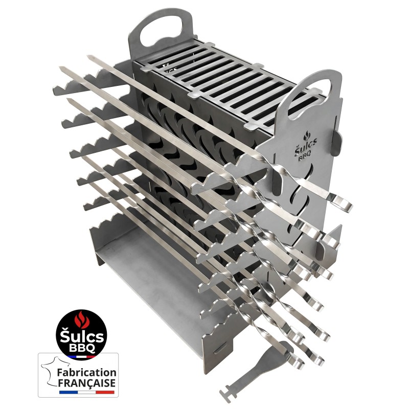 Barbecue transportable modèle Vertical L