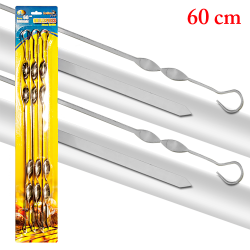 Skewers 60x2 cm - 2mm - Set of 6