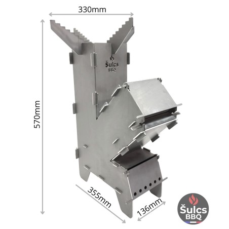 Transportable Rocket Stove
