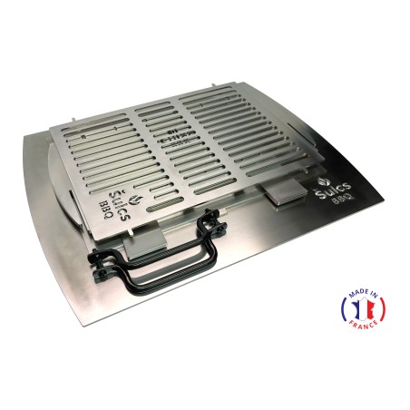 Barbecue de table / transportable - Modèle L - 100% Inox -