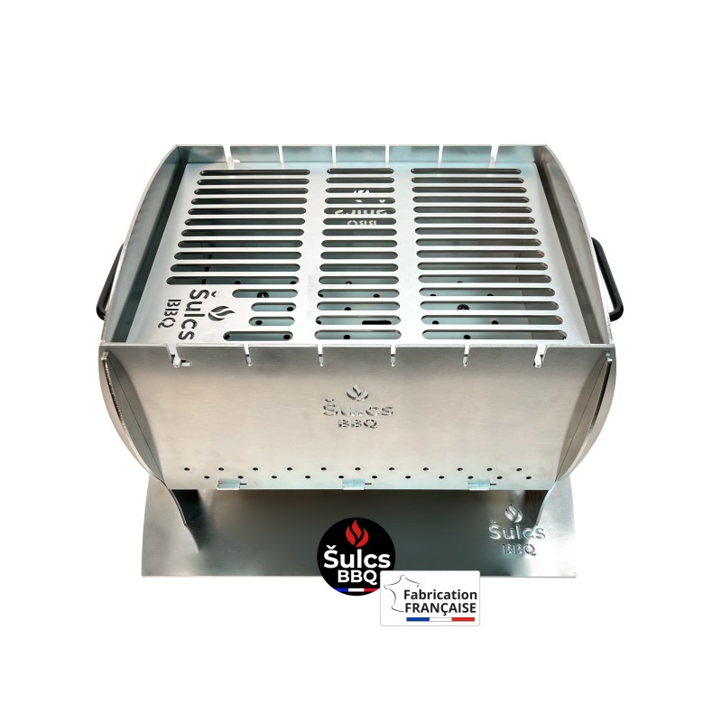 Barbecue de table / transportable - Modèle L - 100% Inox -