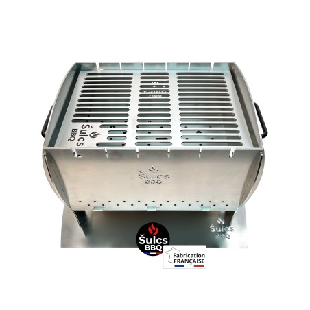Barbecue de table / transportable - Modèle L - 100% Inox -