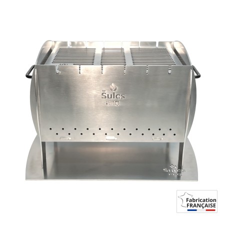 Barbecue de table / transportable - Modèle L - 100% Inox -