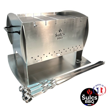 Barbecue de table / transportable - Modèle L - 100% Inox -