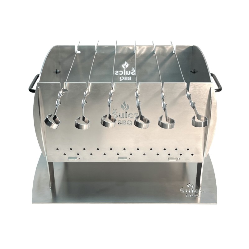 Barbecue de table / transportable - Modèle L - 100% Inox -