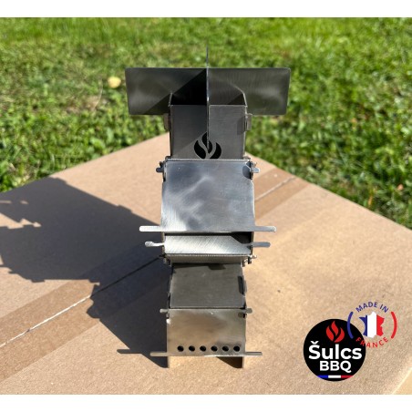 Rocket Stove de poche transportable Šulcs BBQ