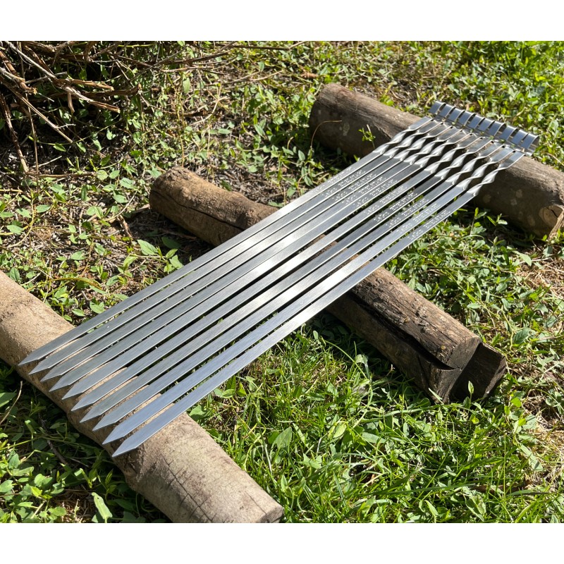 Brochettes Inox 40 / 50 / 60 cm